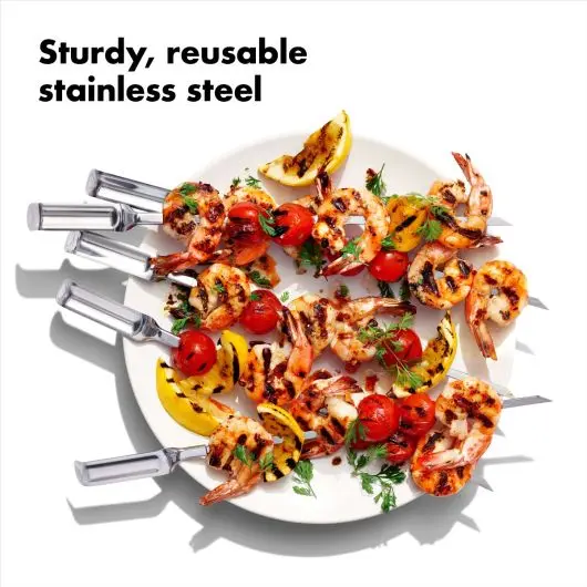 OXO 6-Piece Grilling Skewer Set - Image 5