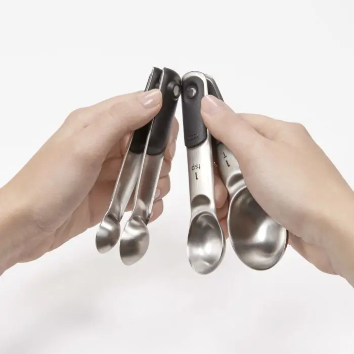 OXO Stainless Steel Measuring Spoons Set of 4 - Image 2