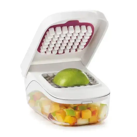 OXO Vegetable Chopper with Easy-Pour Opening - Image 10