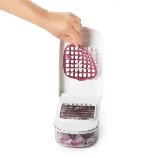 OXO Vegetable Chopper with Easy-Pour Opening - Image 17