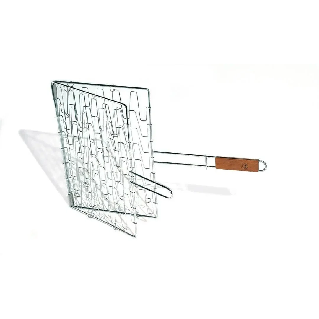 Outset Flex Grill Basket. Rosewood Handle 25