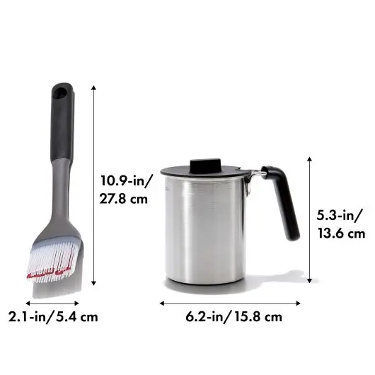 Oxo Grilling Pot & Brush Set - Image 3