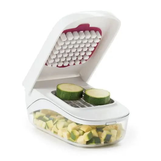 OXO Vegetable Chopper with Easy-Pour Opening - Image 5