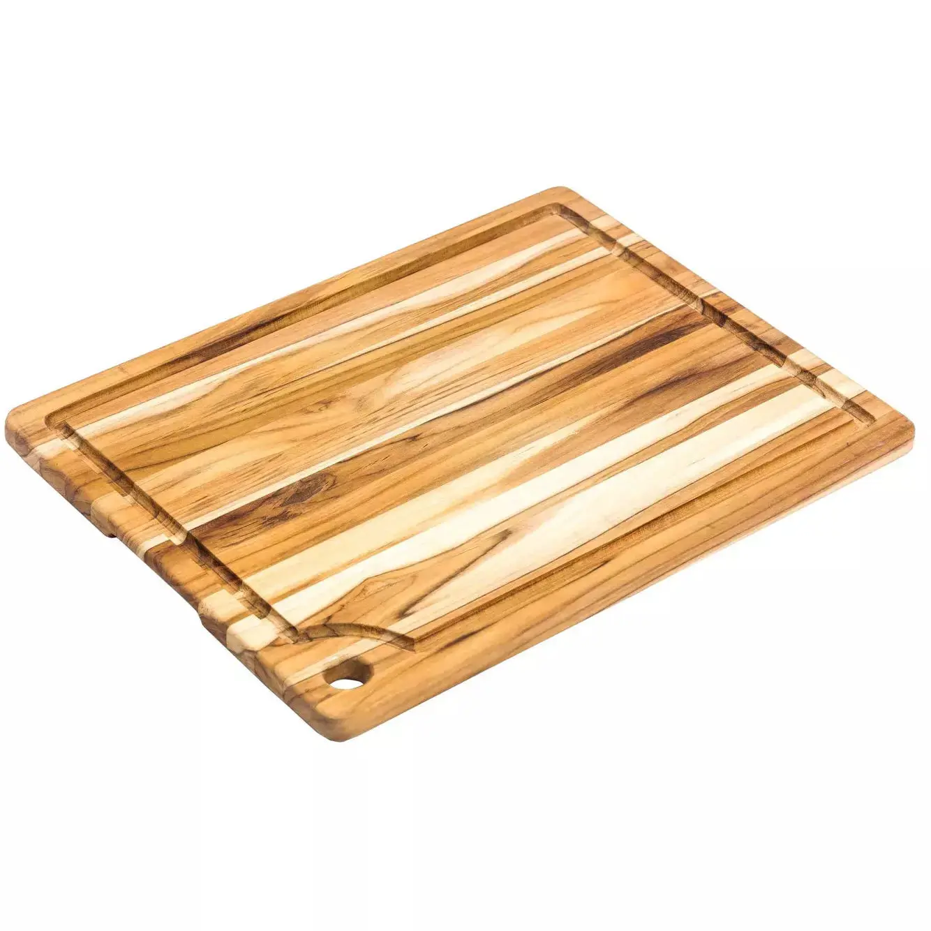 Proteak 16 x 12 x .75 Edge Grain Corner Hole - Image 2