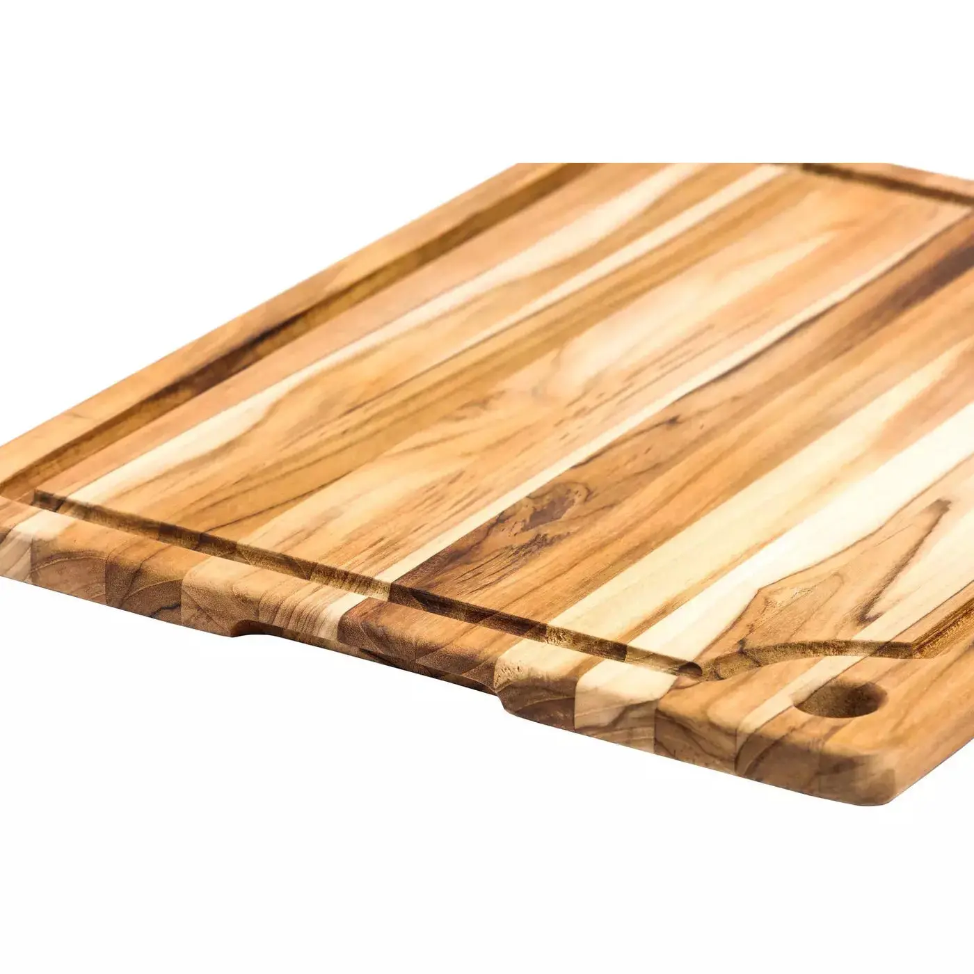 Proteak 16 x 12 x .75 Edge Grain Corner Hole - Image 3
