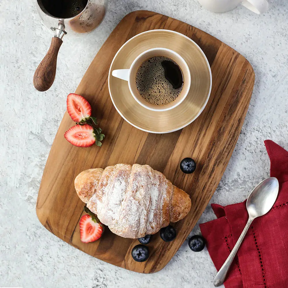 Proteak Rounded Edges Serving Board. 12 x 8 x 0.55 in - Image 3