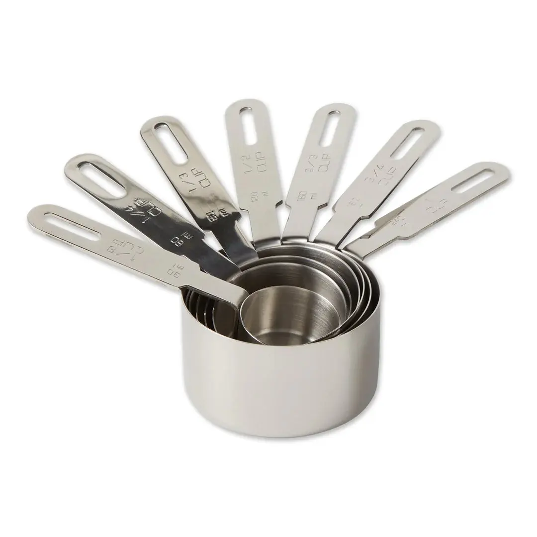 Stainless Steel Measuring Cup Set. 7 Pieces