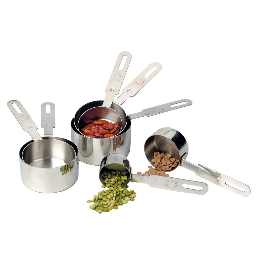 Stainless Steel Measuring Cup Set. 7 Pieces - Image 8