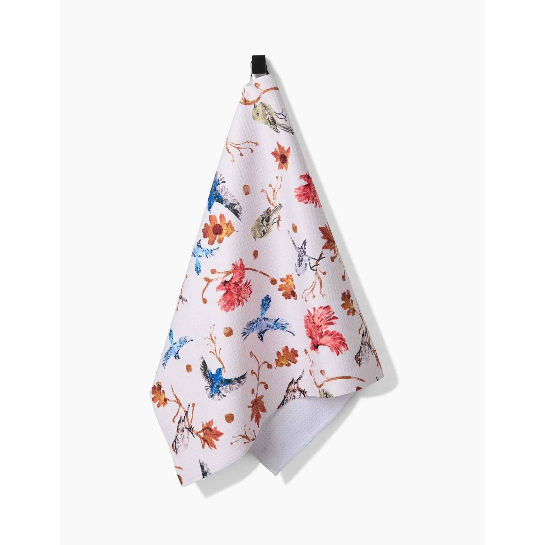 Autumnal Bird Skies Geometry Tea Towel - Image 3