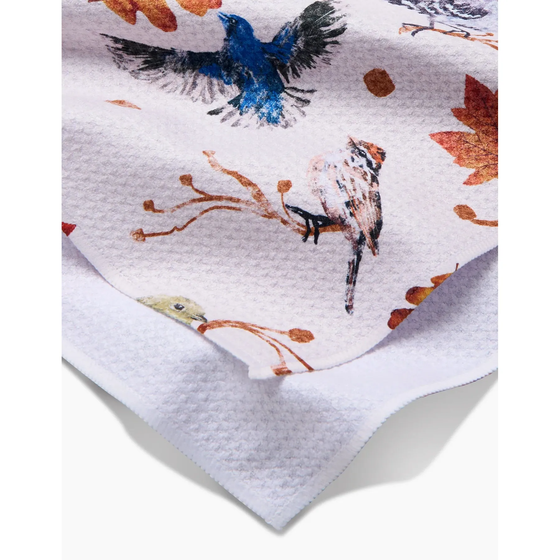 Autumnal Bird Skies Geometry Tea Towel - Image 4
