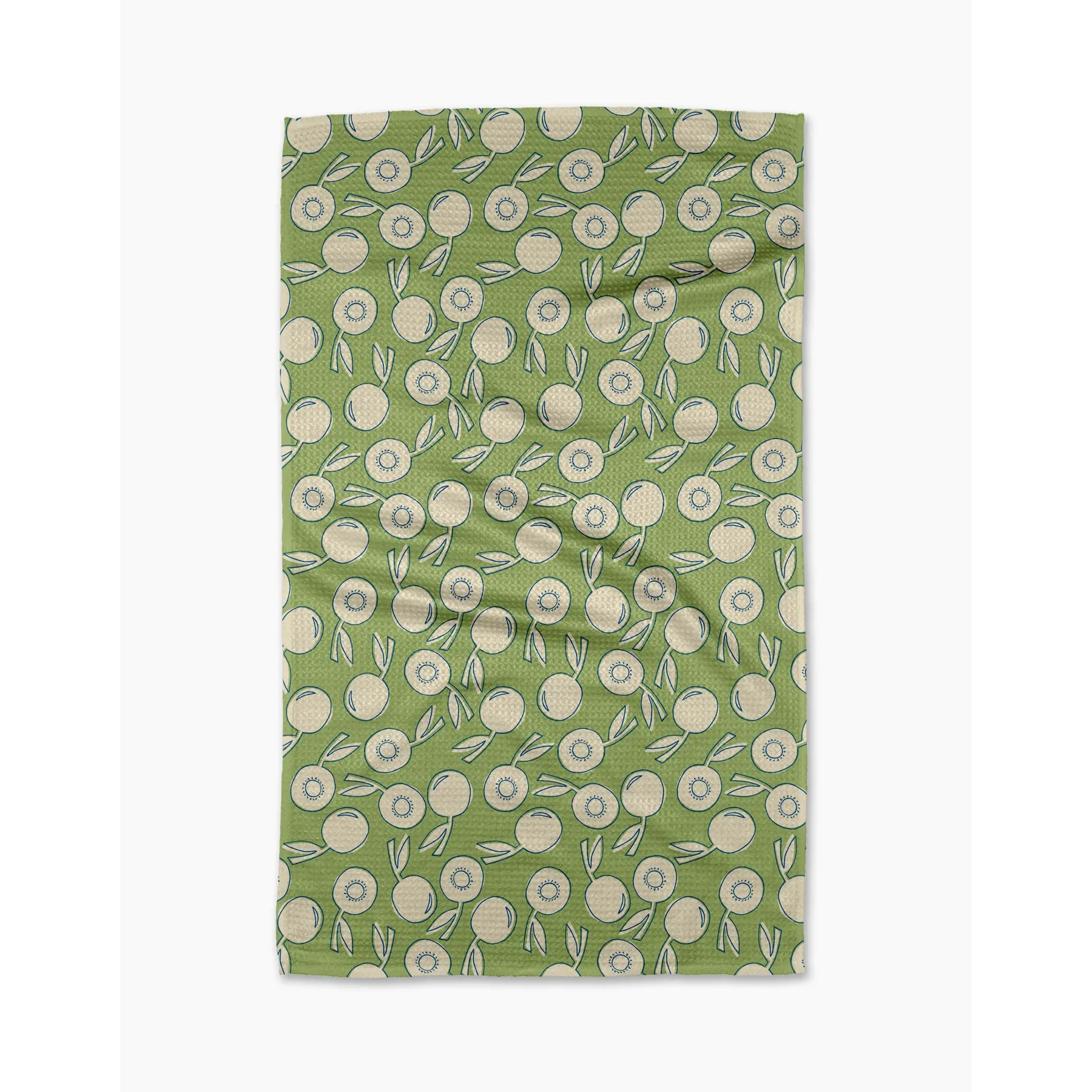 Cherry Explosion Geometry Kitchen Tea Towel