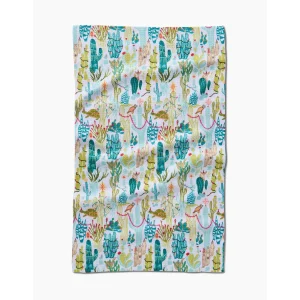 Desert On Holiday Geometry Tea Towel