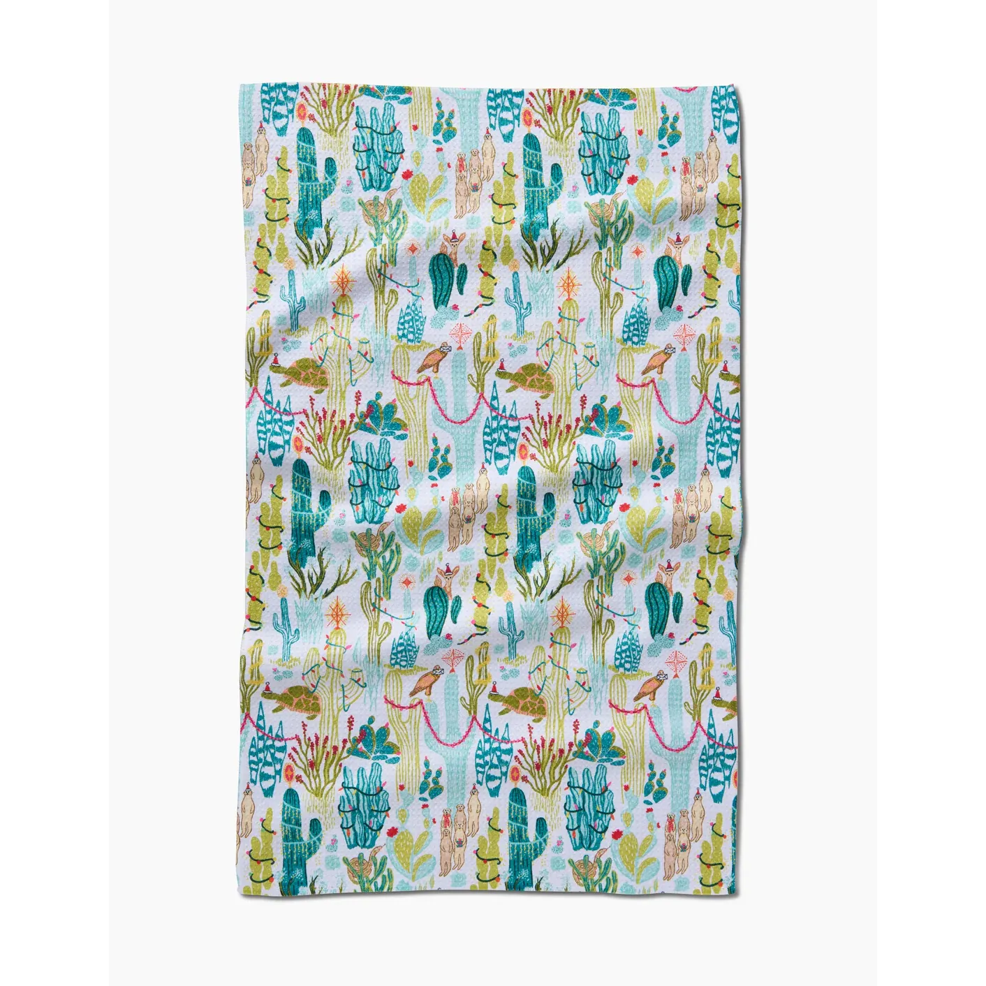 Desert On Holiday Geometry Tea Towel