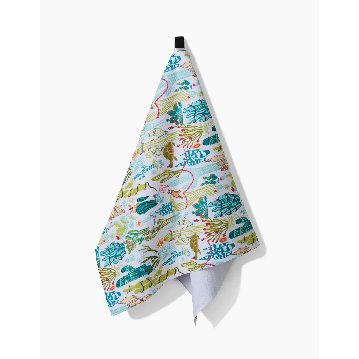 Desert On Holiday Geometry Tea Towel - Image 3