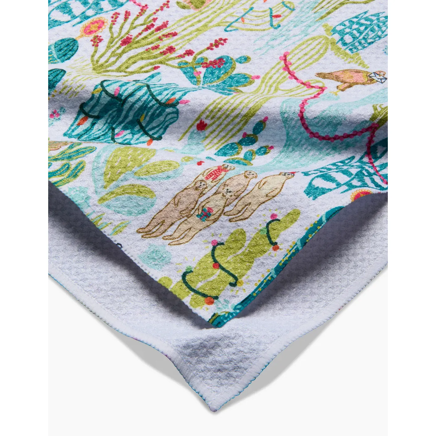 Desert On Holiday Geometry Tea Towel - Image 4