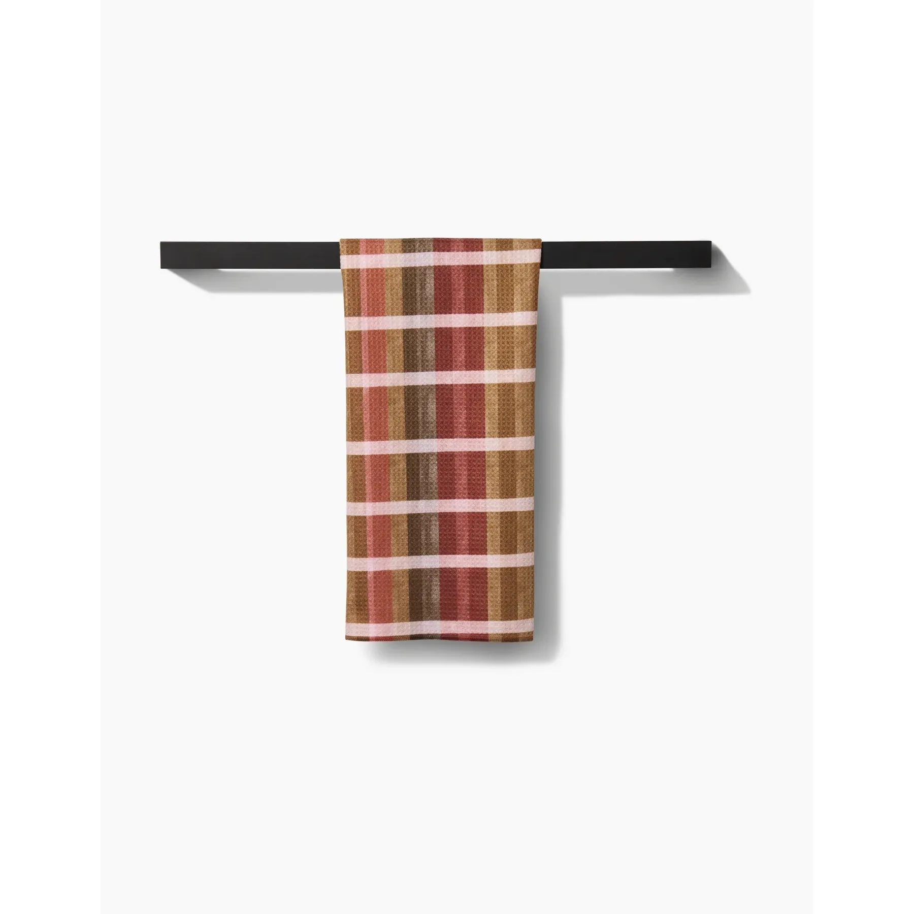 Fall Harvest Stripes Geometry Tea Towel - Image 2