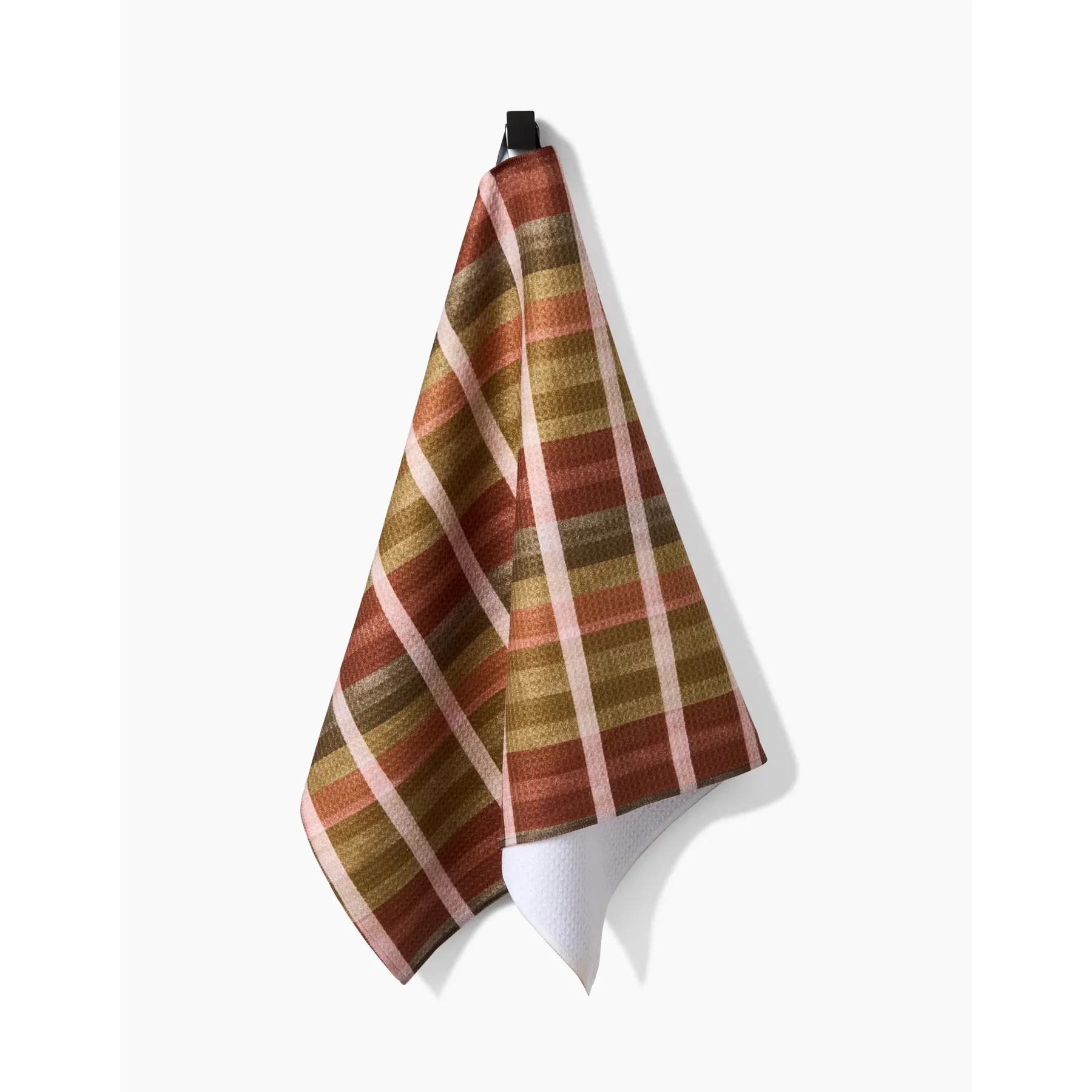 Fall Harvest Stripes Geometry Tea Towel - Image 3