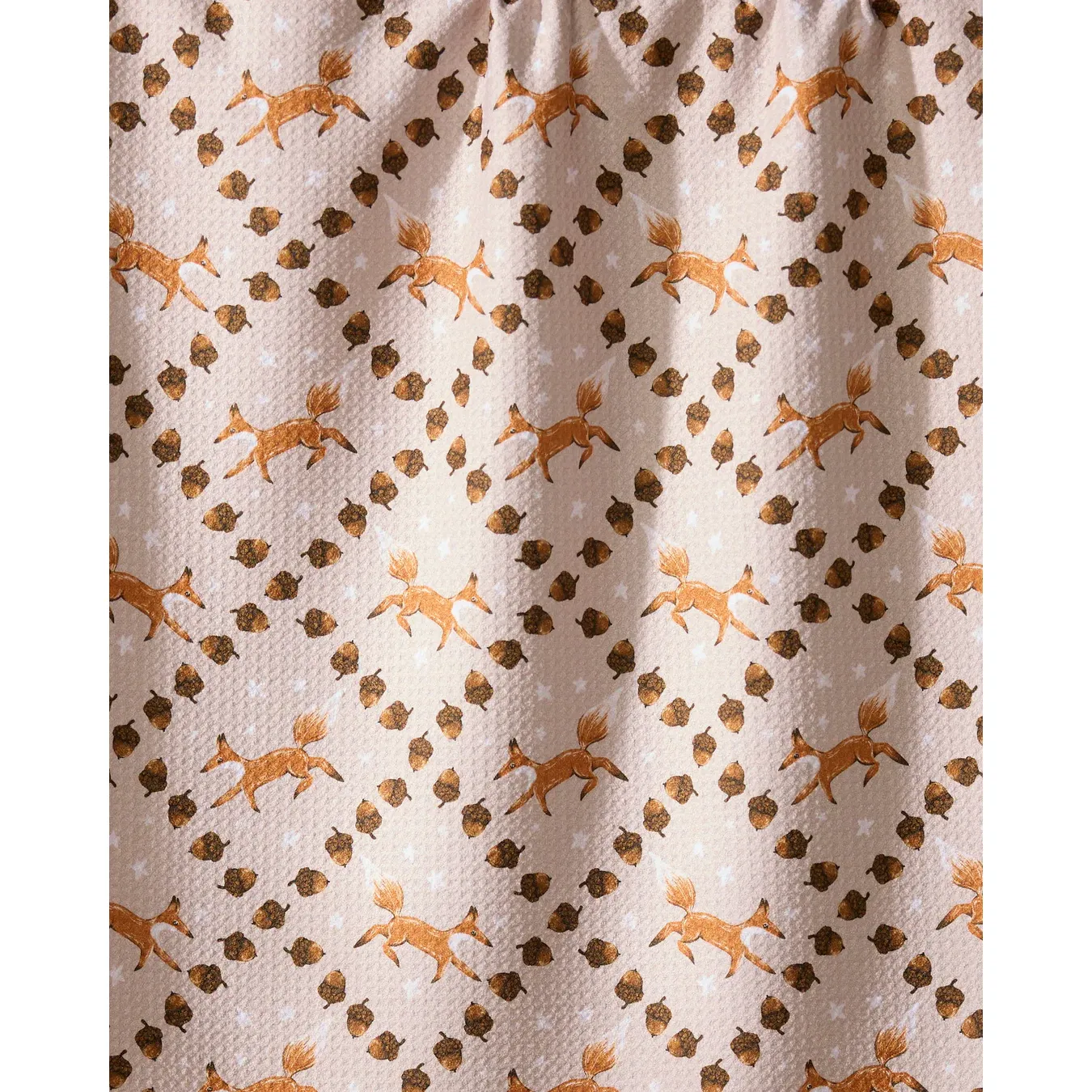 Foxes and Twinkles Geometry Tea Towel - Image 2