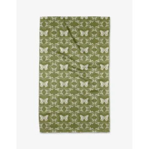 Geometric Butterflies Geometry Kitchen Tea Towel