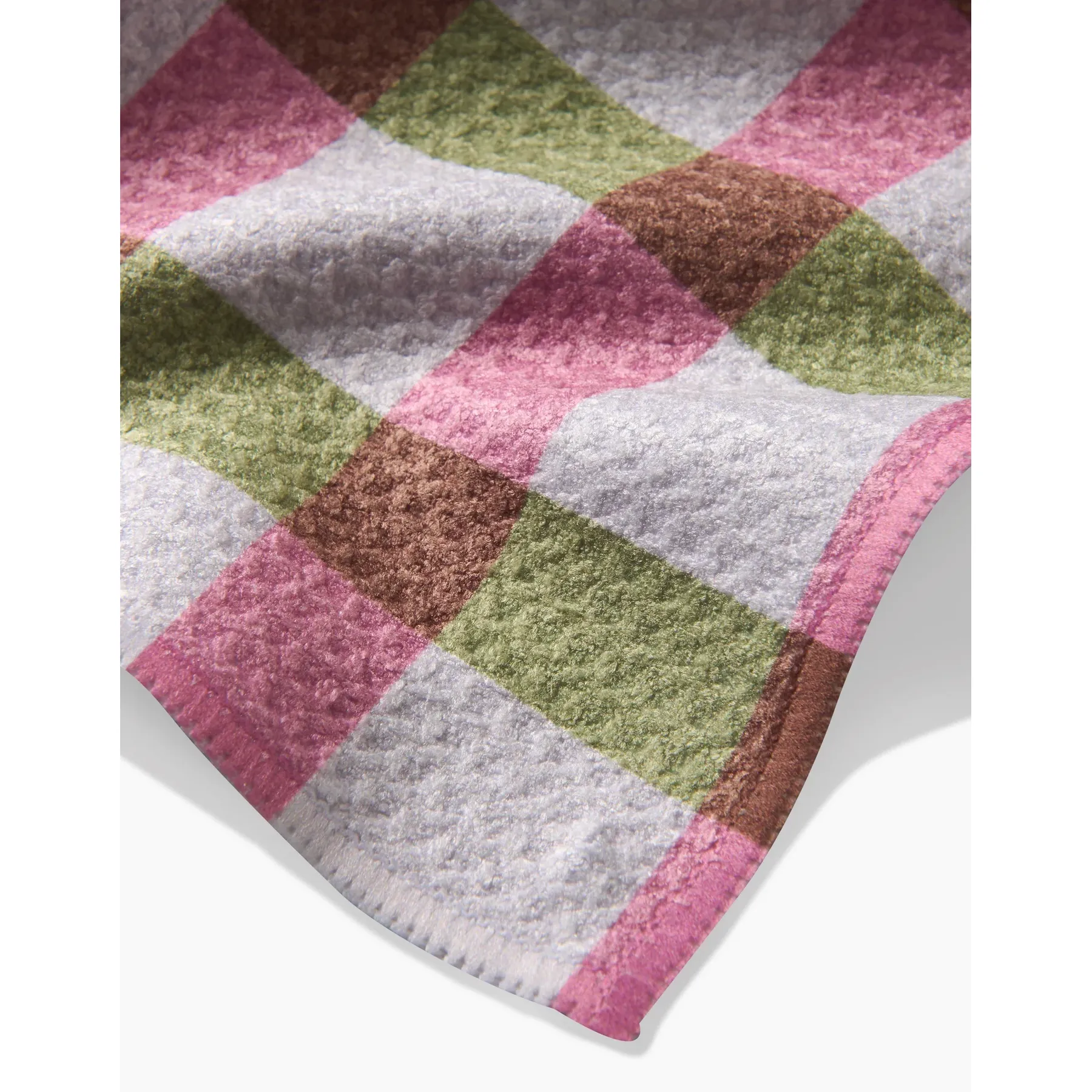 Patricia Plaid Geometry Tea Towel - Image 4