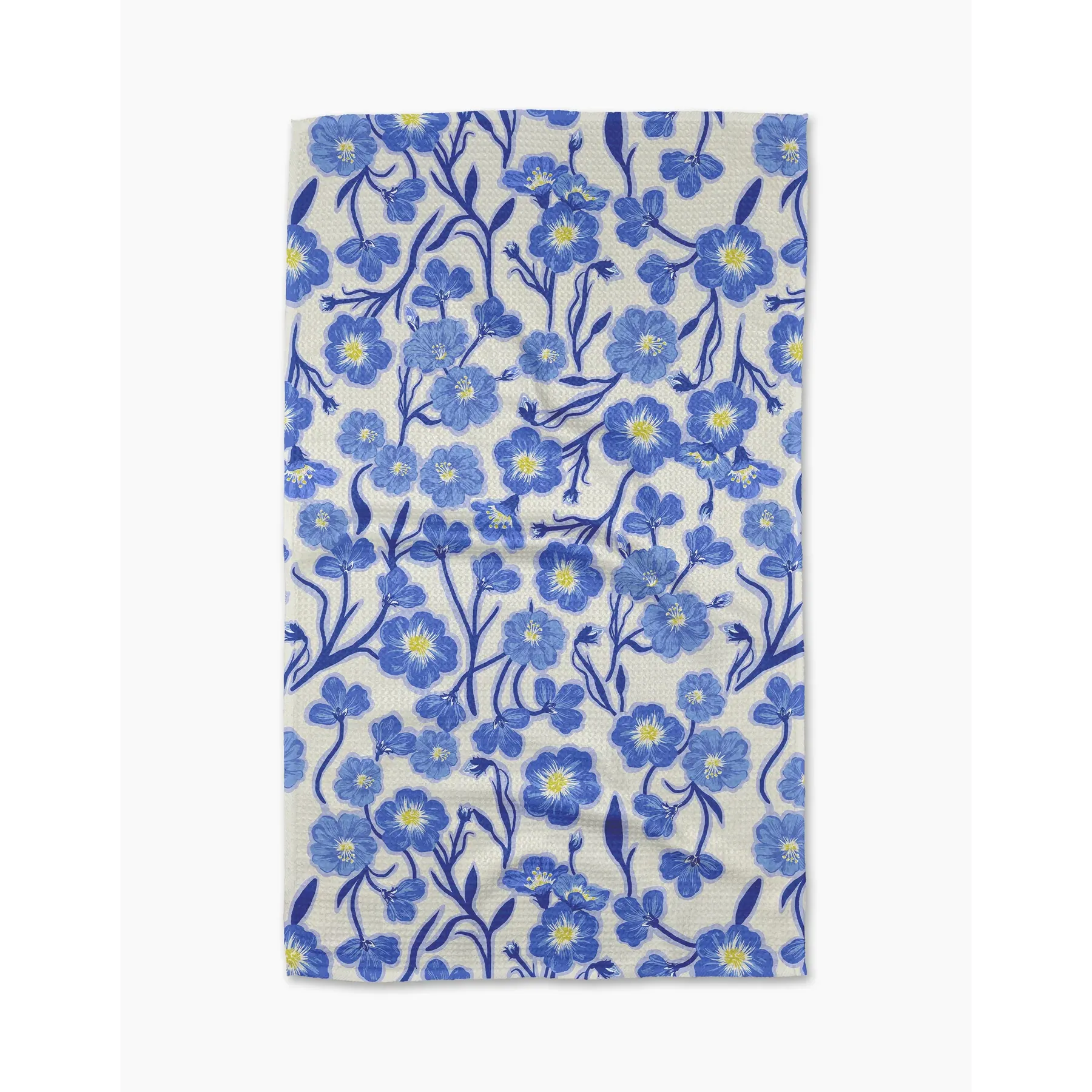 Primavera Blooms Geometry Kitchen Tea Towel