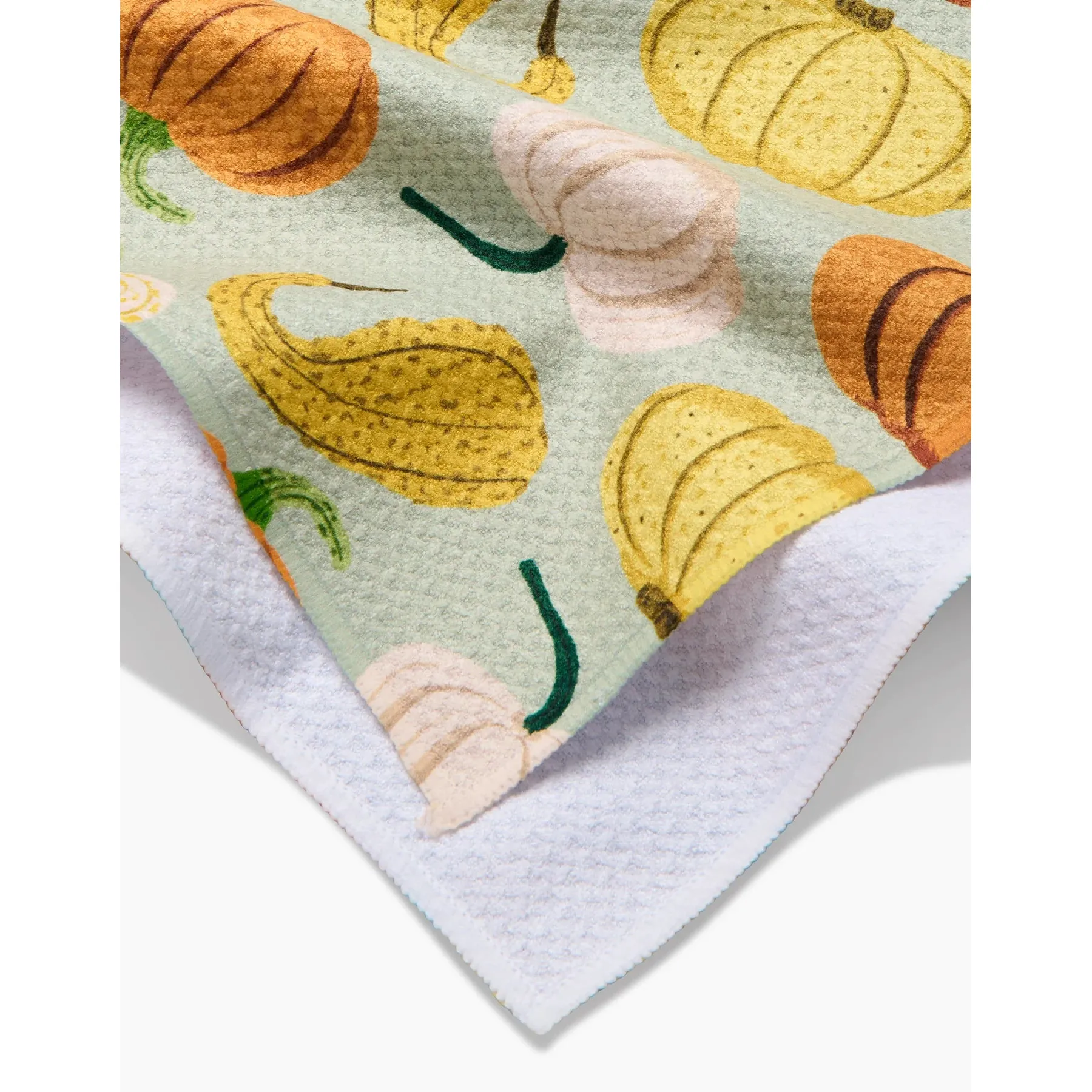 Pumpkins and Gourds Geometry Tea Towel - Image 4