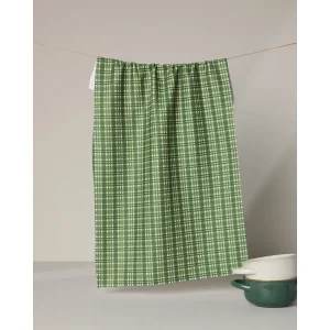 Shay Plaid Geometry Kitchen Tea Towel