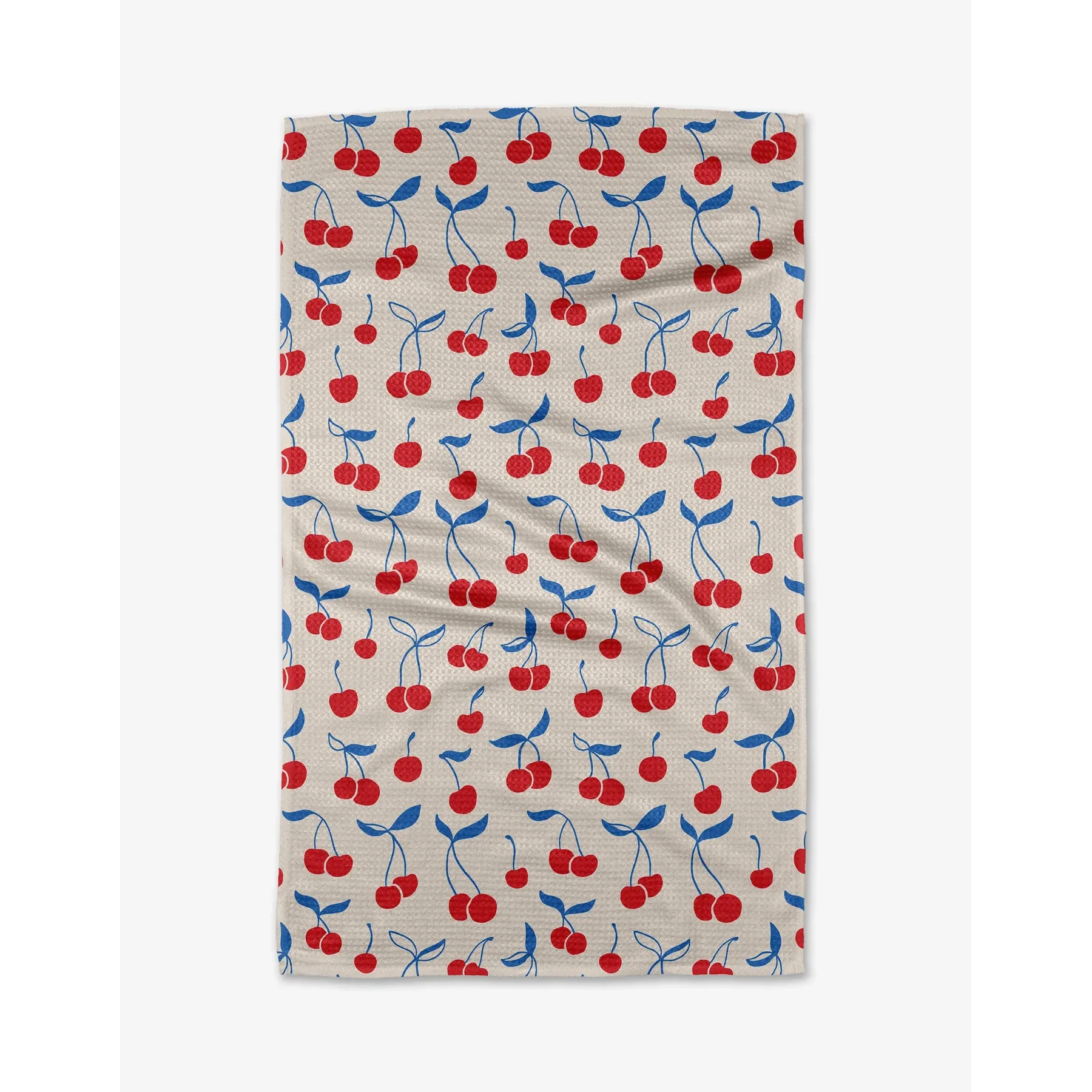 Very Cherry Geometry Tea Towel