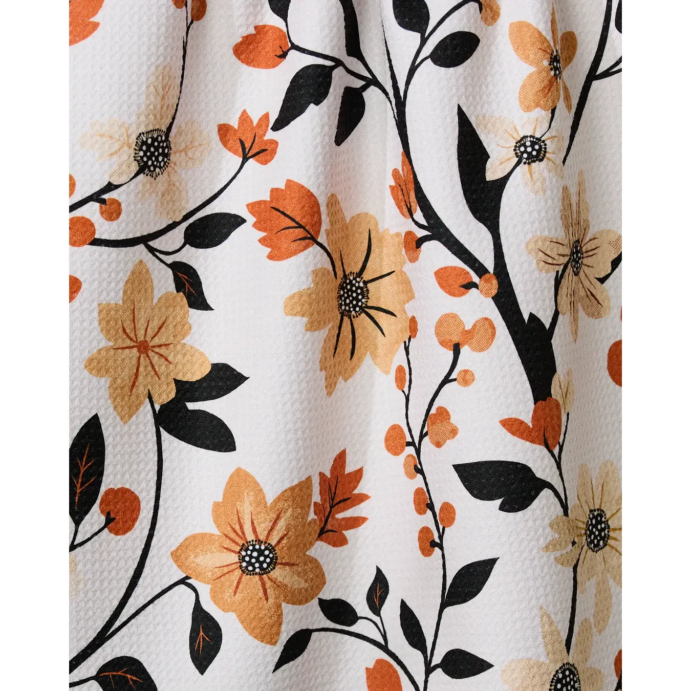 Spiced Florals Geometry Tea Towel - Image 2