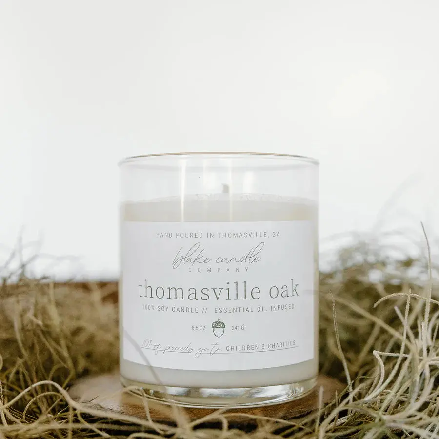 Thomasville Oak 8.5oz Candle by Blake Candle Company - Image 2