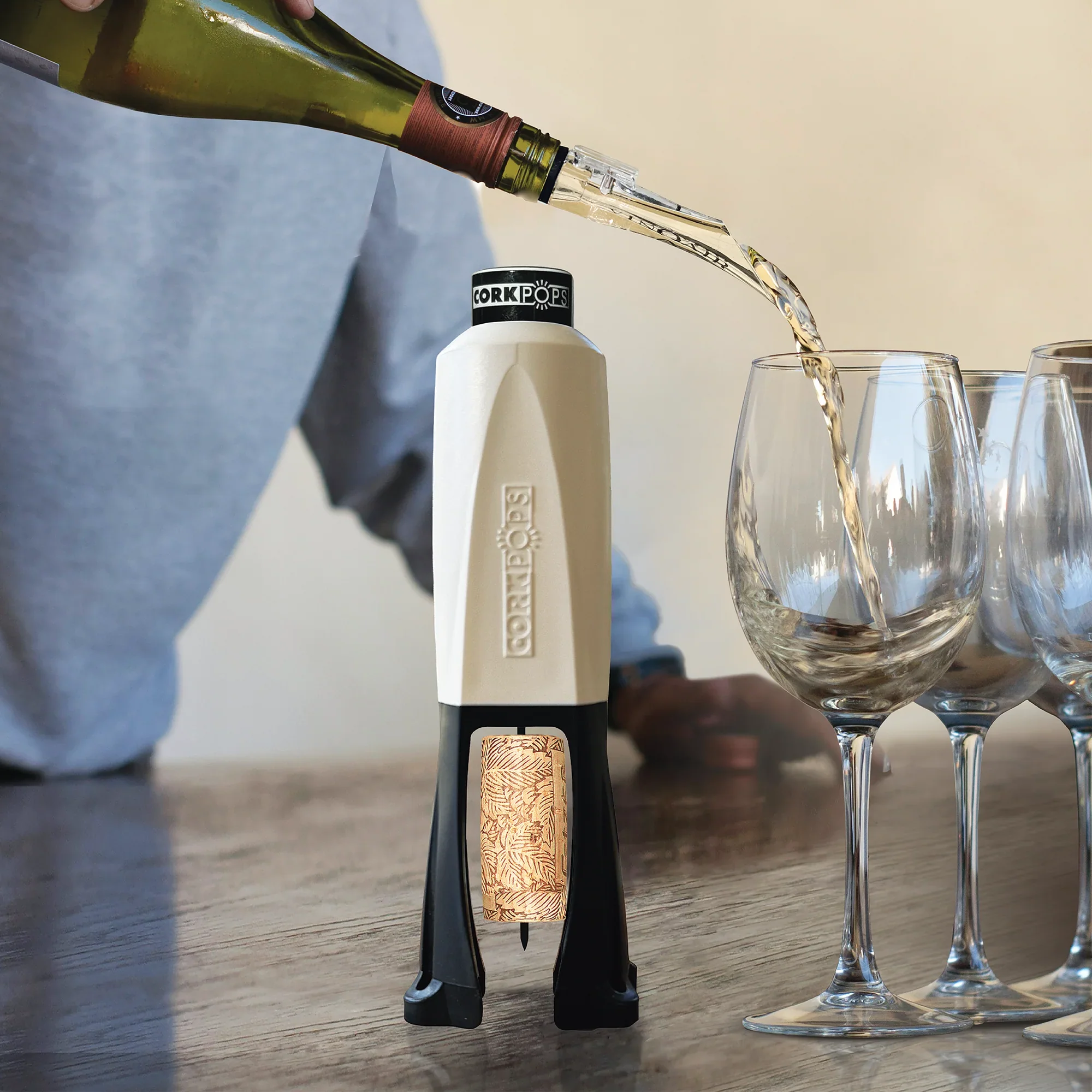 Cork Pops Legacy Wine Opener – Tuxedo - Image 4