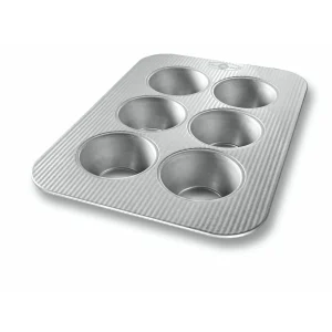 USA Pan Texas Muffin Pan. 6 Cup