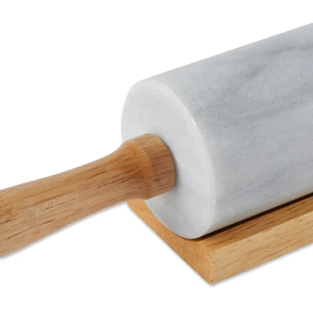 White Marble Rolling Pin - Image 2