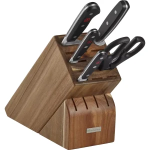 Wusthof Classic 6-Piece (15 Slot) Knife Set. Acacia