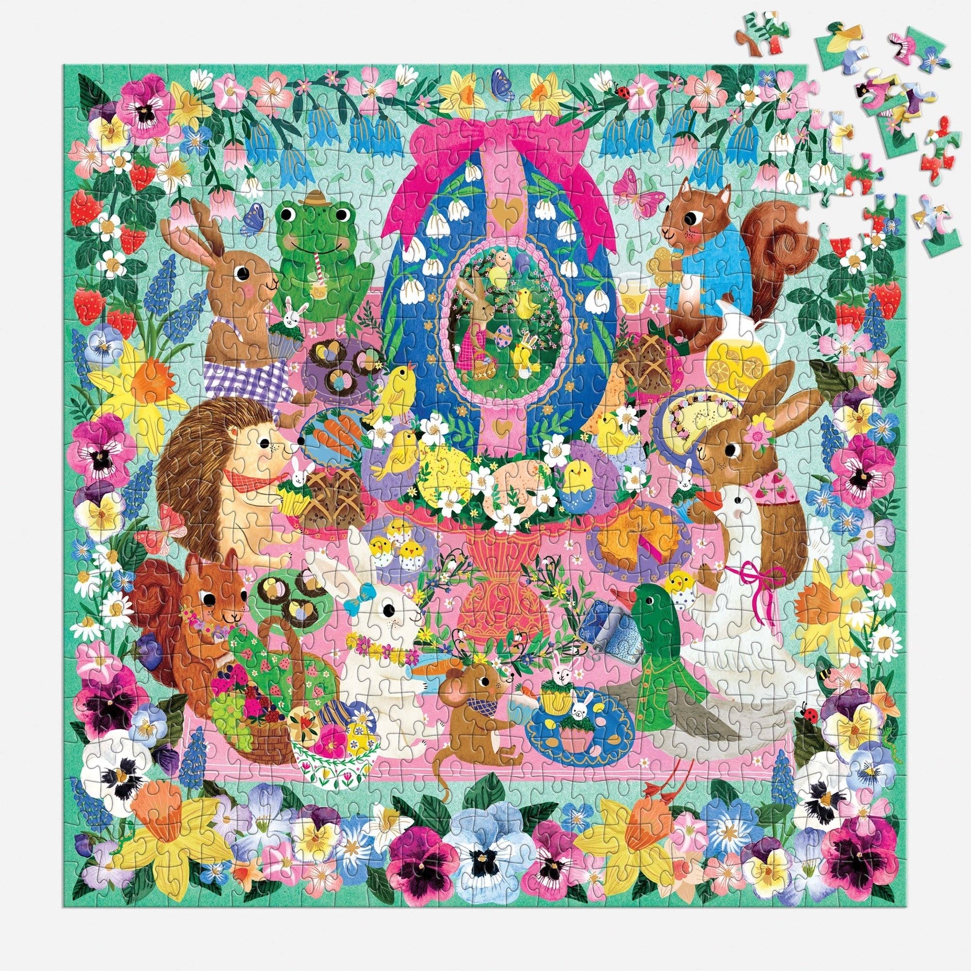 Egg-cellent Day 500 Piece Foil Family Puzzle - Image 4