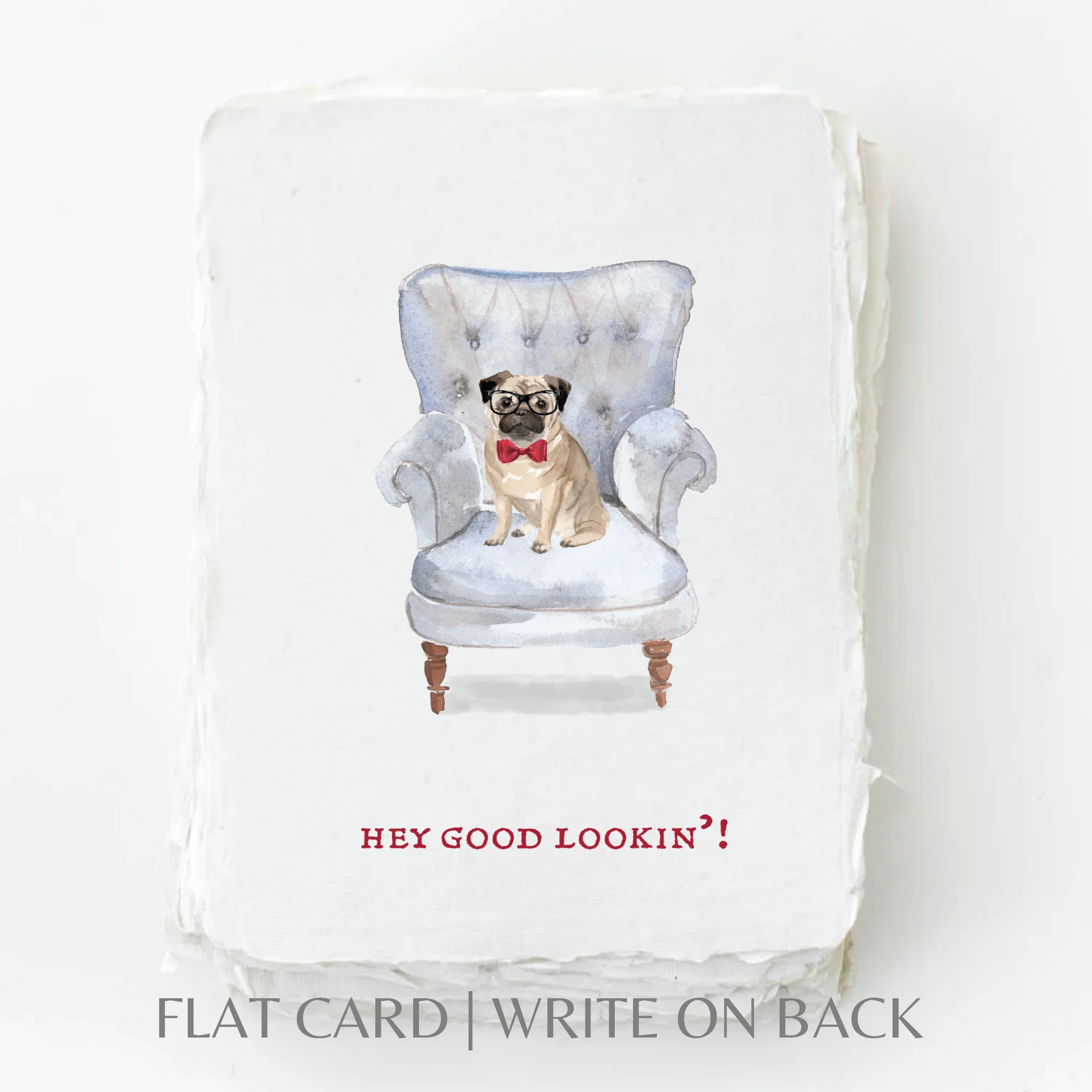 Pug Love Valentine's Day | Eco-Friendly Greeting Card - Image 3