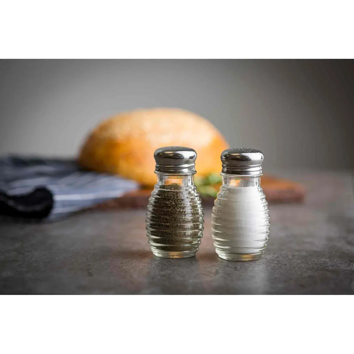 Beehive Shaped Salt & Pepper Shakers. Set of 2 - Image 2