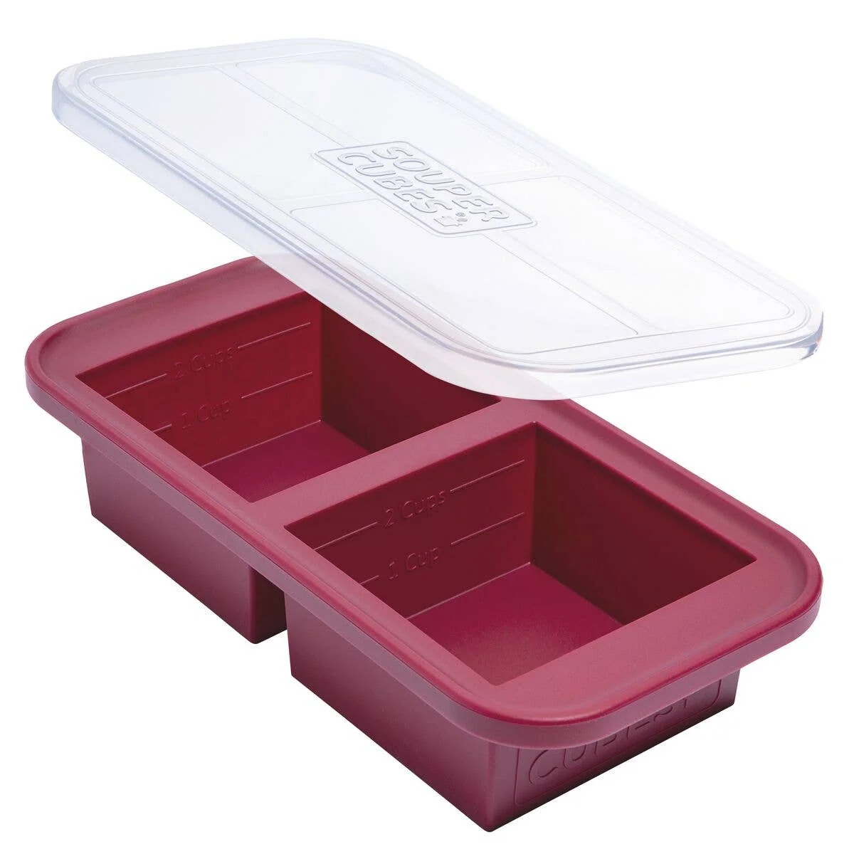 Souper Cubes 2-Cup Silicone Freezing Tray: Aqua - Image 12