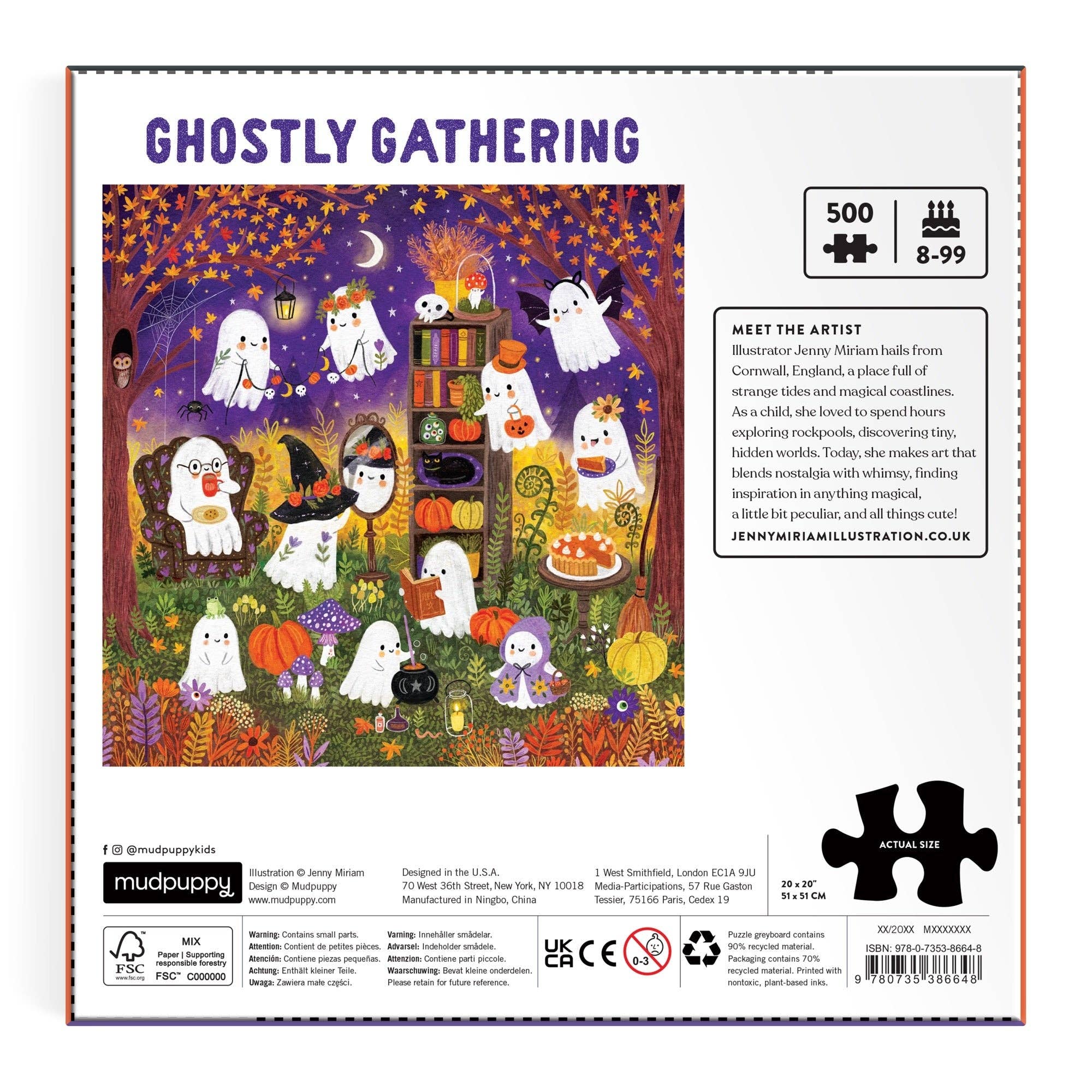 Ghostly Gathering 500 Piece Family Puzzle - Image 6