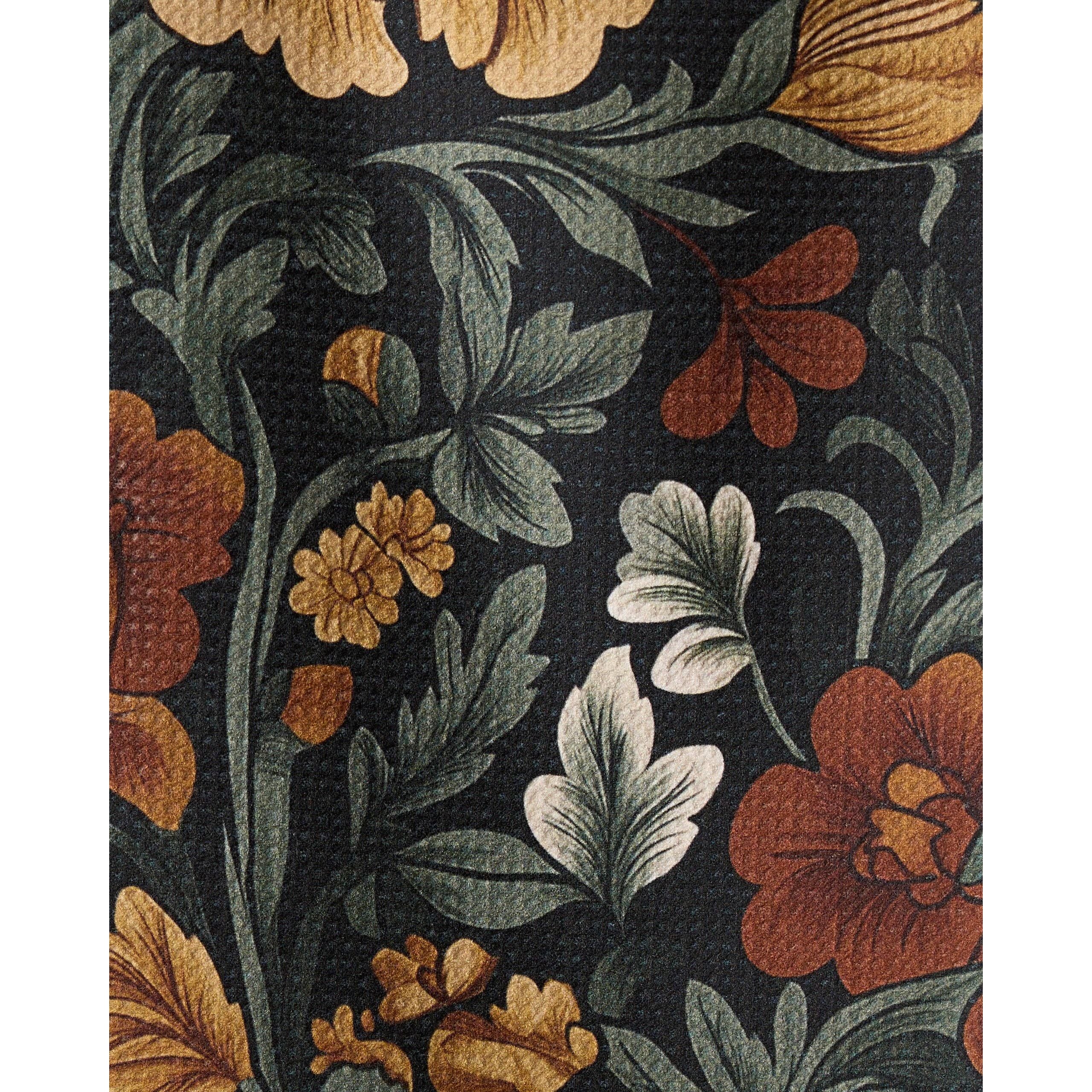 Classic Floral Geometry Bar Towel - Image 2