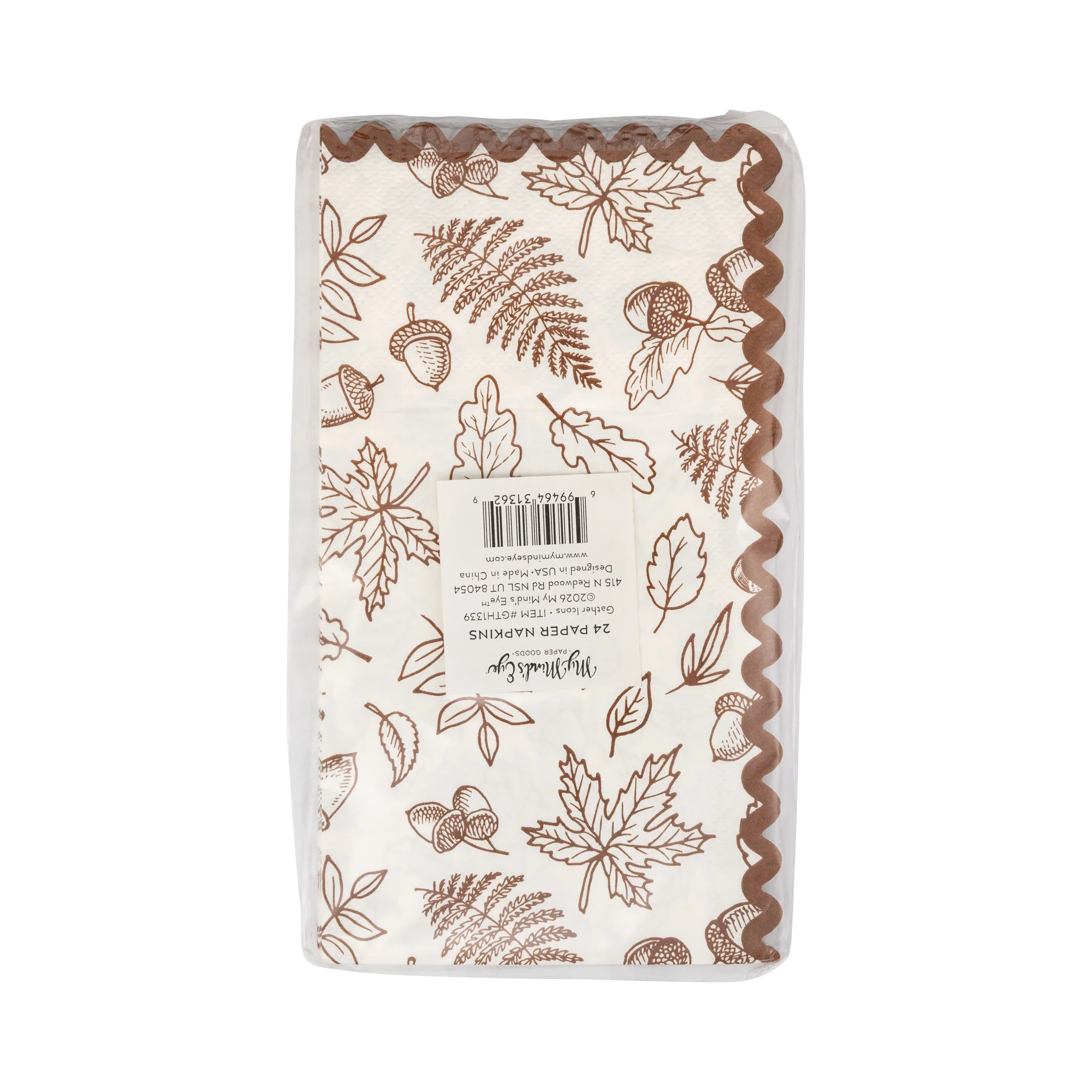 Fall Foliage Dinner Paper Napkins - Image 4
