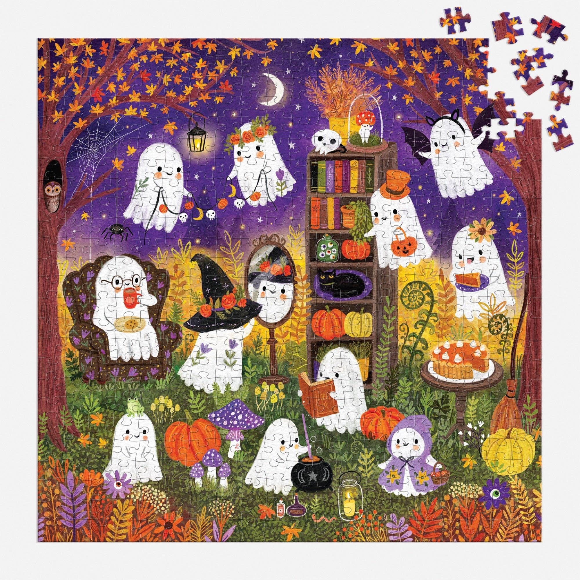 Ghostly Gathering 500 Piece Family Puzzle - Image 4