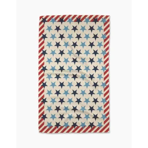 Summer Fair Geometry Tea Towel