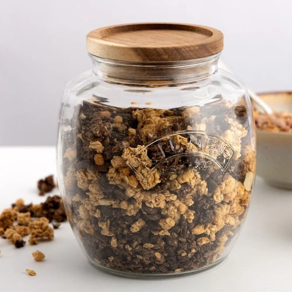 KILNER Jar with Wooden Lid 67.6 OZ - Image 3