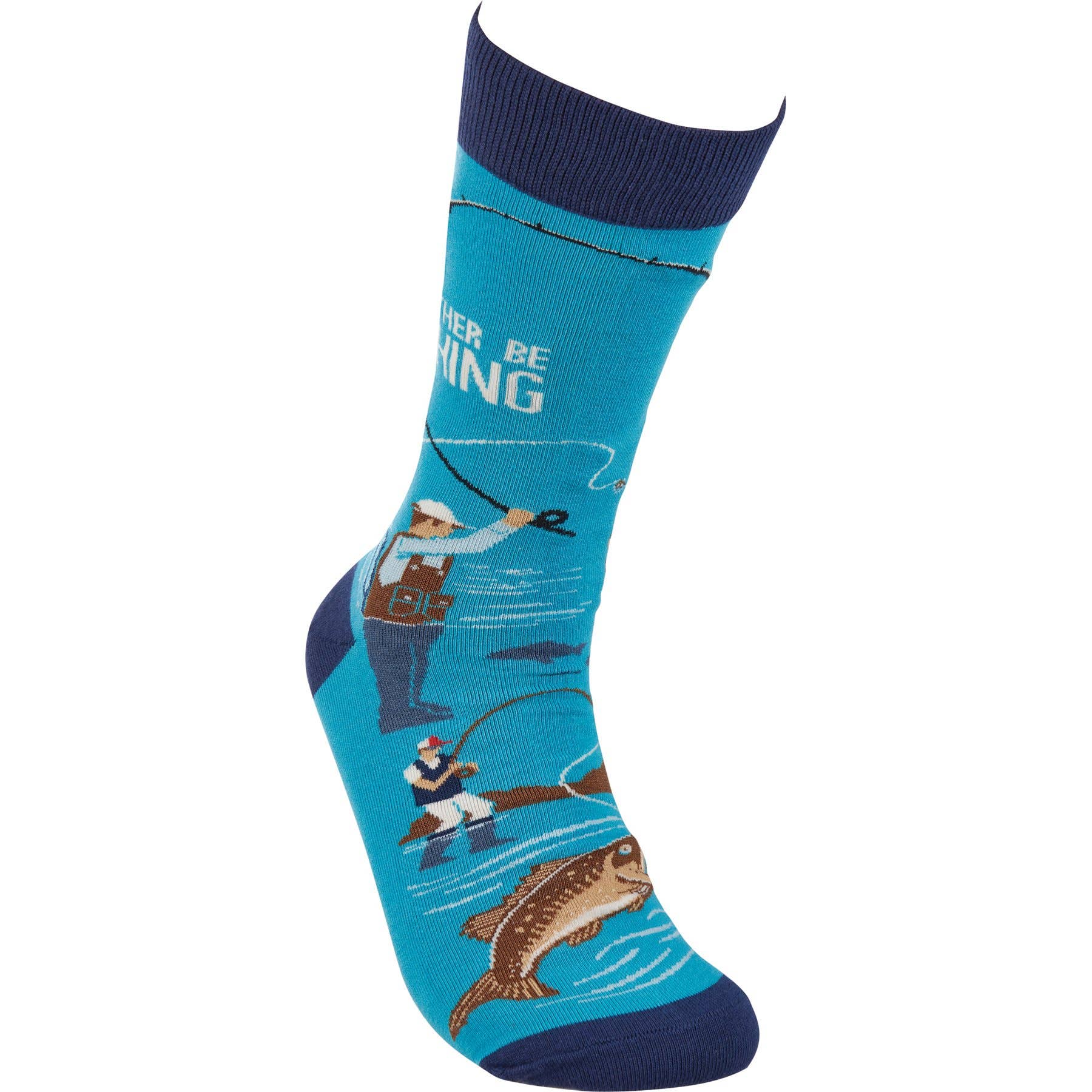 I'd Rather Be Fishing Socks - Image 3
