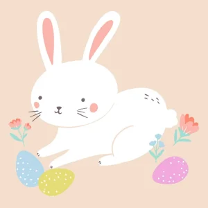 Easter Bunny Easter Cocktail Napkins - 20ct