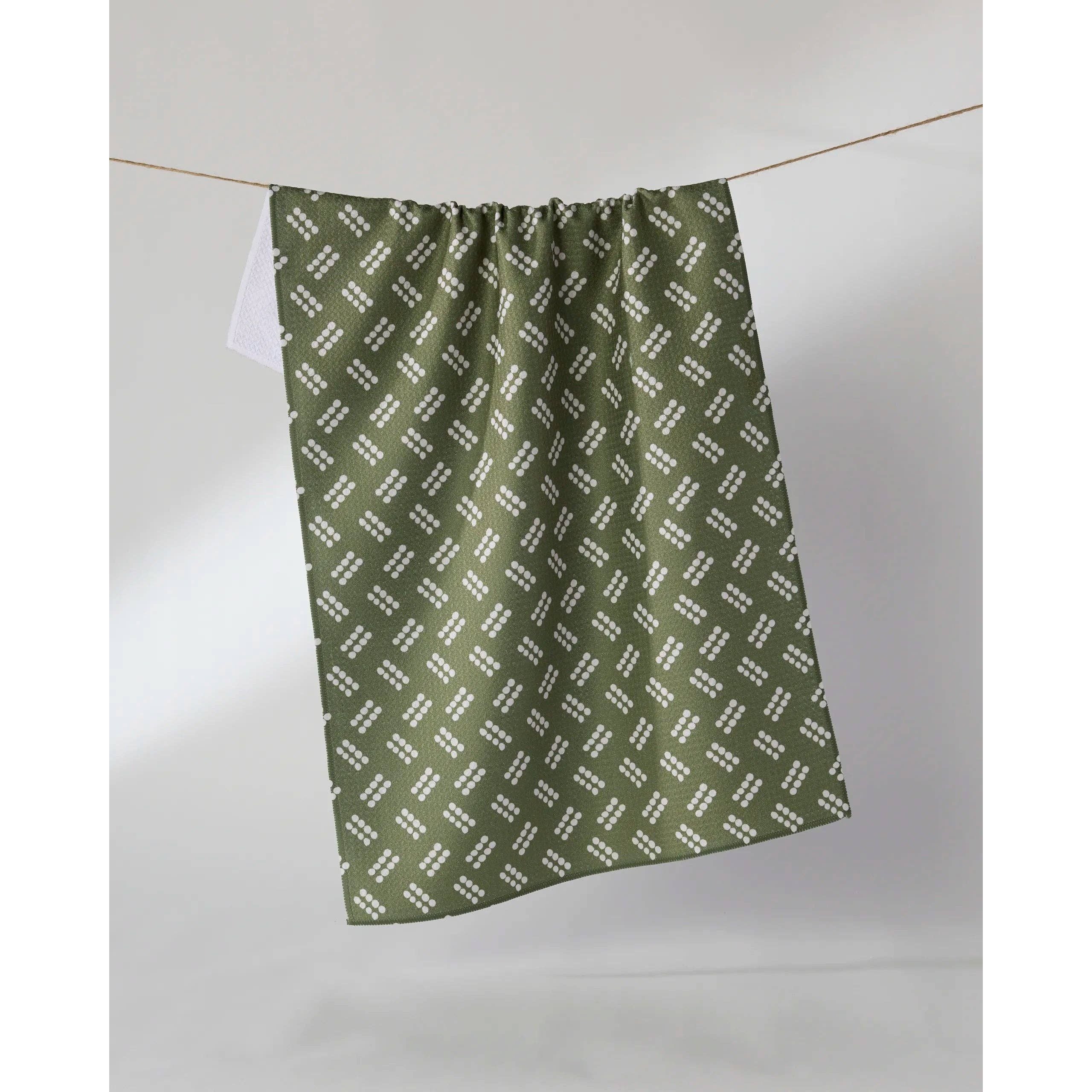 Wick Geometry Tea Towel