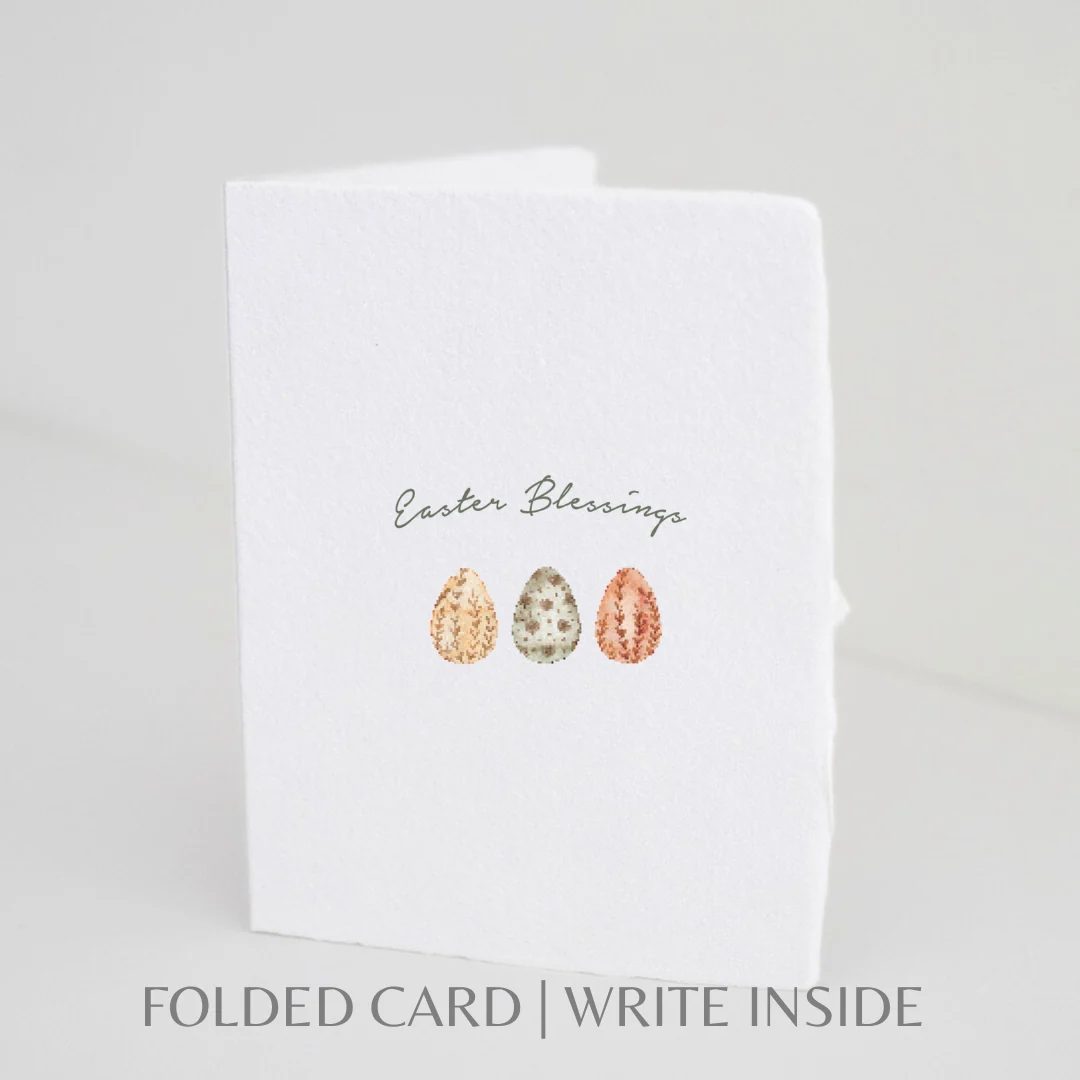Easter Blessings | Easter Egg Eco-Friendly Greeting Card - Image 3