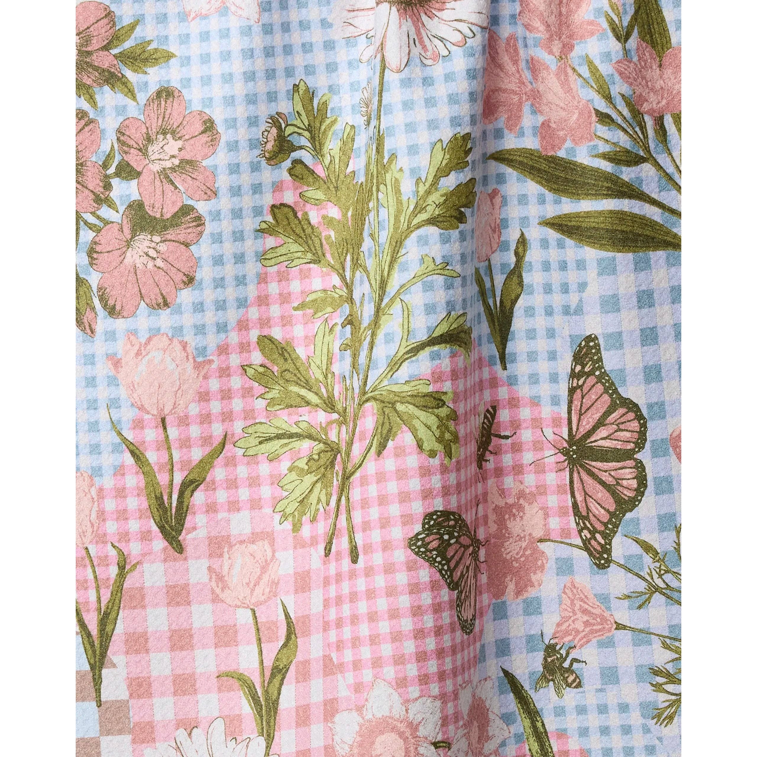 Floral Collage Tea Towel - Image 2