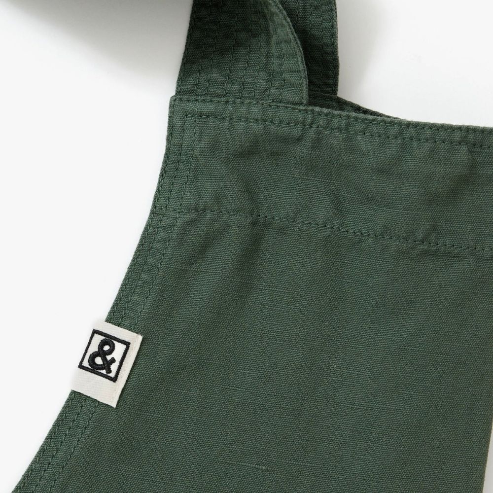 Hedley & Bennett Kitchen Smock in Broccolini - Image 6